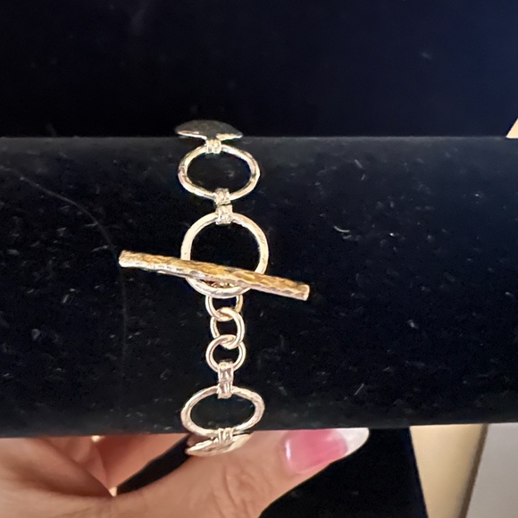 Opulenza Blue and Silver Women's Bracelet - Picture 3 of 6